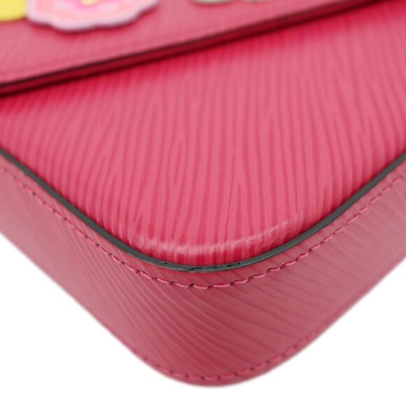 Louis Vuitton  Felicie Pochette Easter Bunny Epi Leather Crossbody Bag Red - Picture 10 of 15